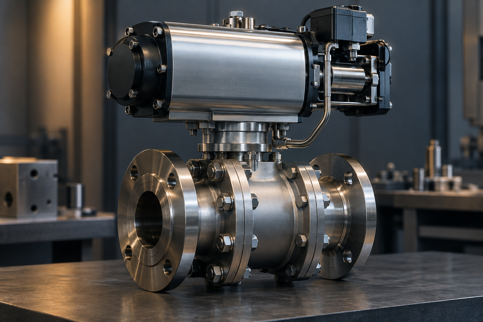 Illustration: precision actuator and control hardware